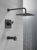 Delta Faucet Matte Black One Handle Single Function Bathtub & Shower Faucet (Trim Only) 