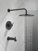 Delta Faucet Matte Black One Handle Single Function Bathtub & Shower Faucet (Trim Only) 