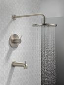Delta Faucet SpotShield Brushed Nickel One Handle Single Function Bathtub & Shower Faucet (Trim Only) 