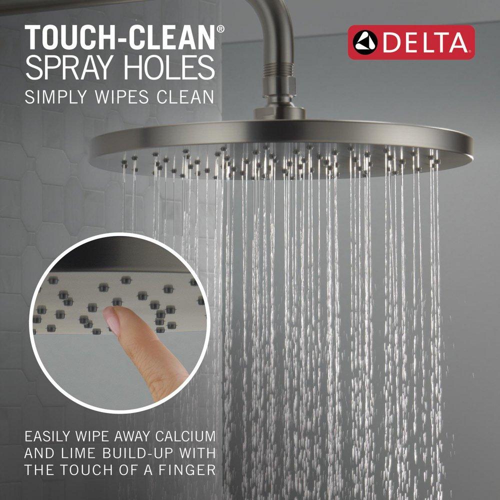 Delta Faucet SpotShield Brushed Nickel One Handle Single Function Bathtub & Shower Faucet (Trim Only) 