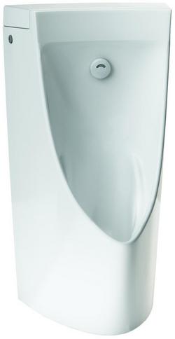 0.125 gpf Wall Hung Urinal with Integrated Flush Valve in Cotton