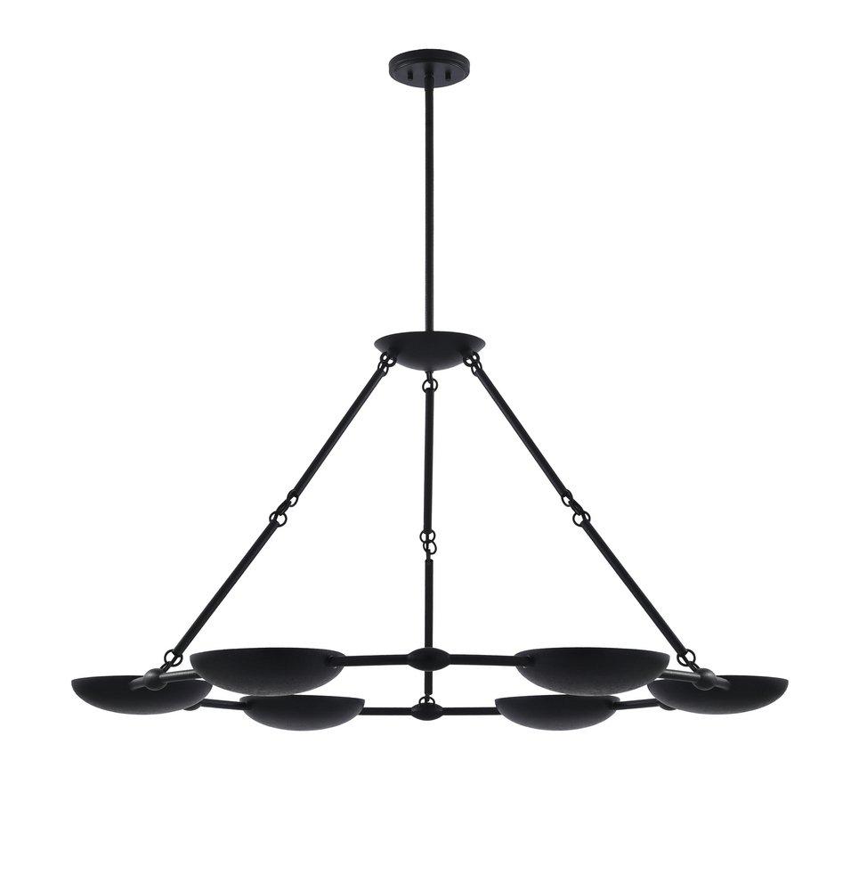 *CVR* UNDERTAS 6 LIGHT CHANDELIER 