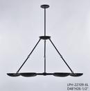 *CVR* UNDERTAS 6 LIGHT CHANDELIER 