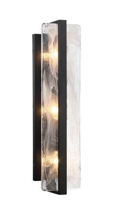 3-Light Wall Sconce in Coal