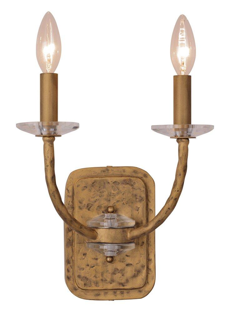 *CVR* ATELLA 2 LIGHT WALL SCONCE 