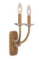 2-Light Wall Sconce in Ashen Gold