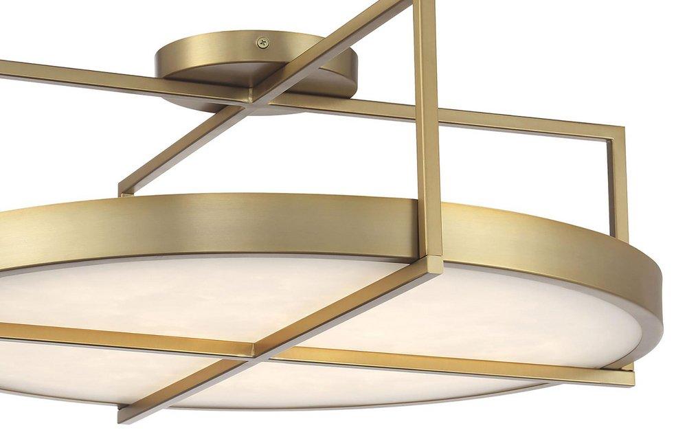 *CVR* BOADA LED SEMI FLUSH MOUNT 