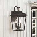 3-Light Outdoor Wall Sconce in Chelsea Bronze 