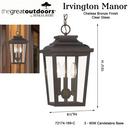 *CVR* IRVINGTON MANOR 3 LIGHT CHAIN 