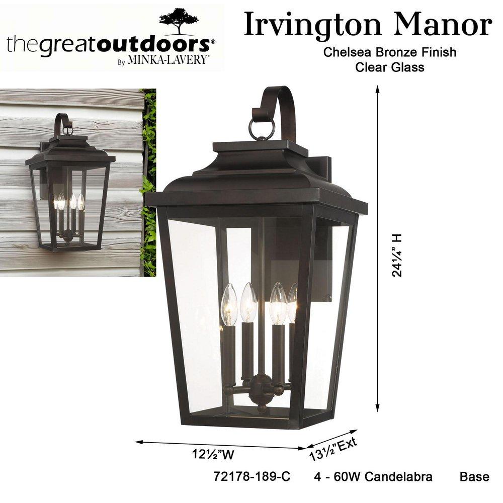 *CVR* IRVINGTON MANOR XL WALL MOUNT 