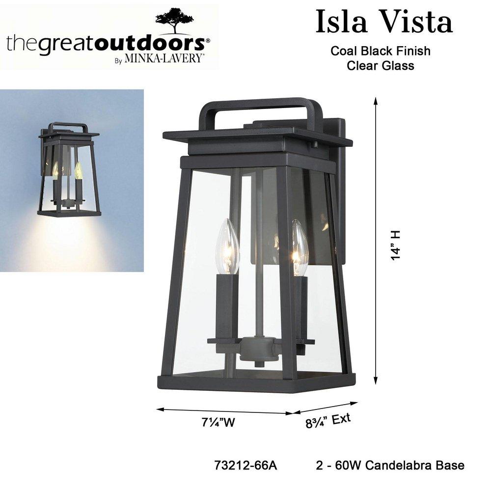 *CVR* ISLA VISTA 2 LIGHT OUTDOOR WA 