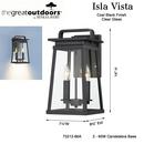 *CVR* ISLA VISTA 2 LIGHT OUTDOOR WA 