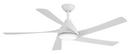 56 in. 5-Blade Ceiling Fan in Flat White