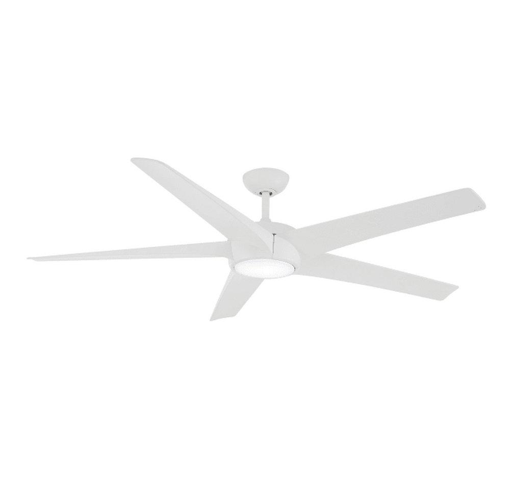Minka Aire Flat White 65 in. 5-Blade Ceiling Fan 