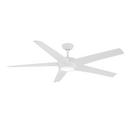 Minka Aire Flat White 65 in. 5-Blade Ceiling Fan 