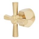 Cross Handle for Freestanding Tub Faucet in Brushed Gold