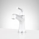 Single Handle Monoblock Bathroom Sink Faucet in Chrome