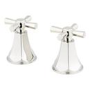 Cross Handle Trim in Polished Nickel