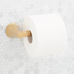 Toilet Tissue Holder in Brushed Gold
