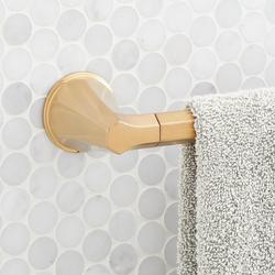 24 in. Towel Bar in Brushed Gold