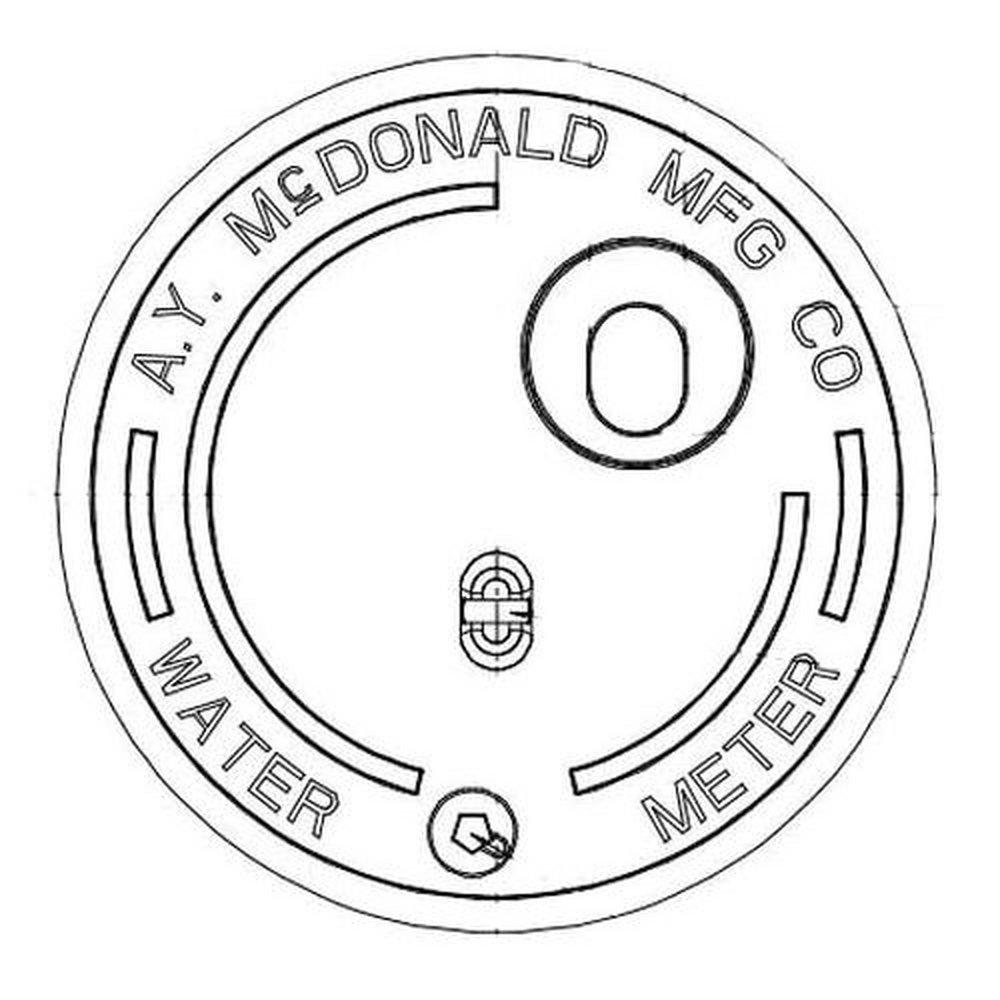 FLT 18 LCKG REC OBLONG PIT CVR 