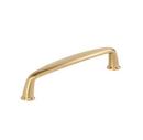 6-5/16 in. Center-to-Center Cabinet Pull in Champagne Bronze