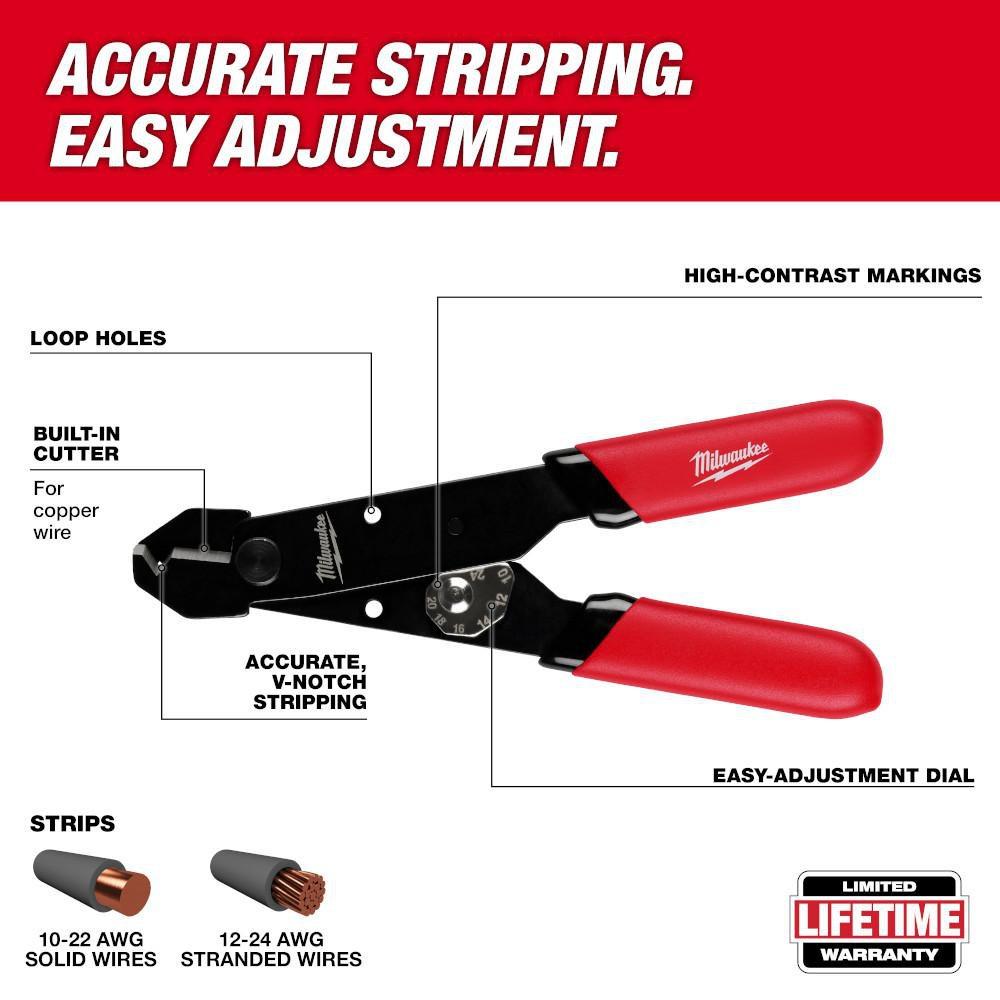 10-24AWG ADJ COMP WIRE STRIP & CTTR 