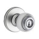 Keyed Entry Knob in Satin Chrome 