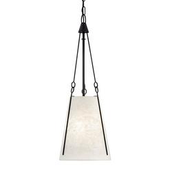 100W 1 Light E26 Medium A19 Pendant in Black
