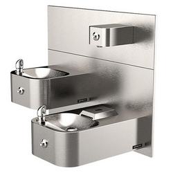 ADA Outdoor Dual Drinking Fountain & Bottle Filler