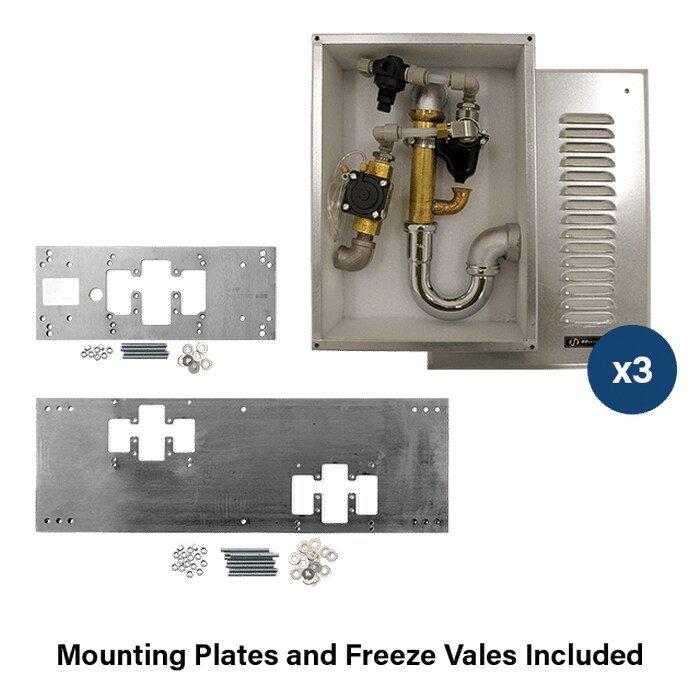 ADA Outdoor Dual Drinking Fountain & Bottle Filler 