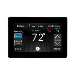 Smart Touch Control Programmable Thermostat with Wi-Fi in Black