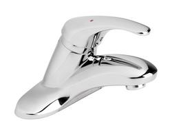 Single Handle Monoblock Bathroom Sink Faucet in Polished Chrome