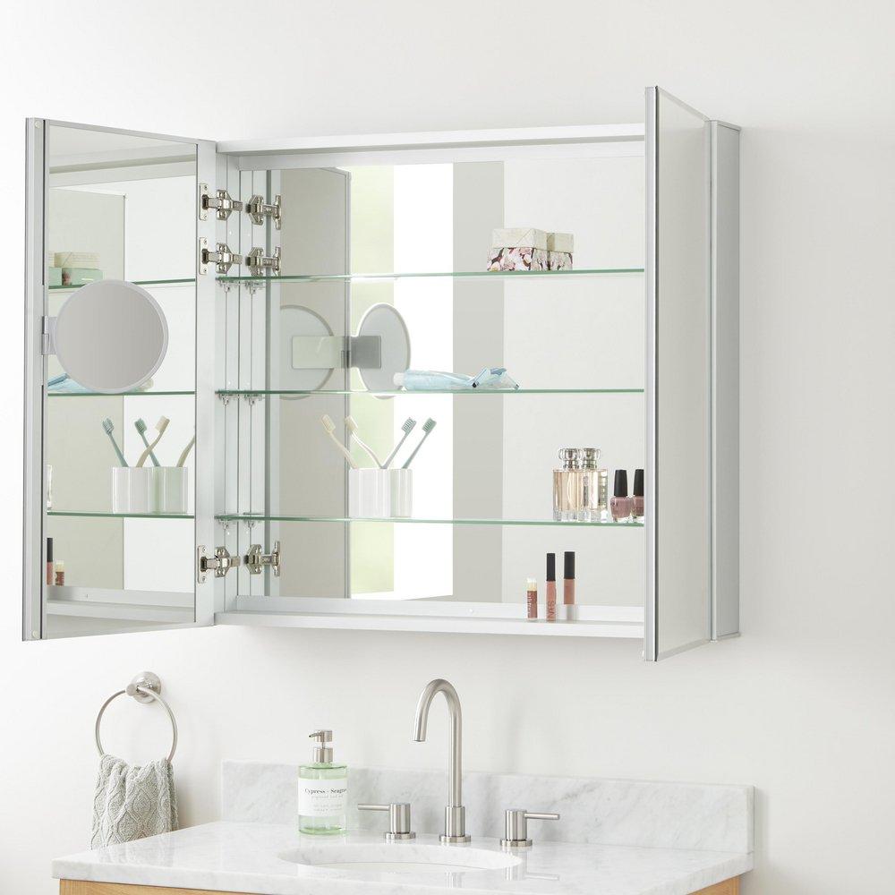 36 in. Medicine Cabinet with Mirror and Adjustable Shelves 