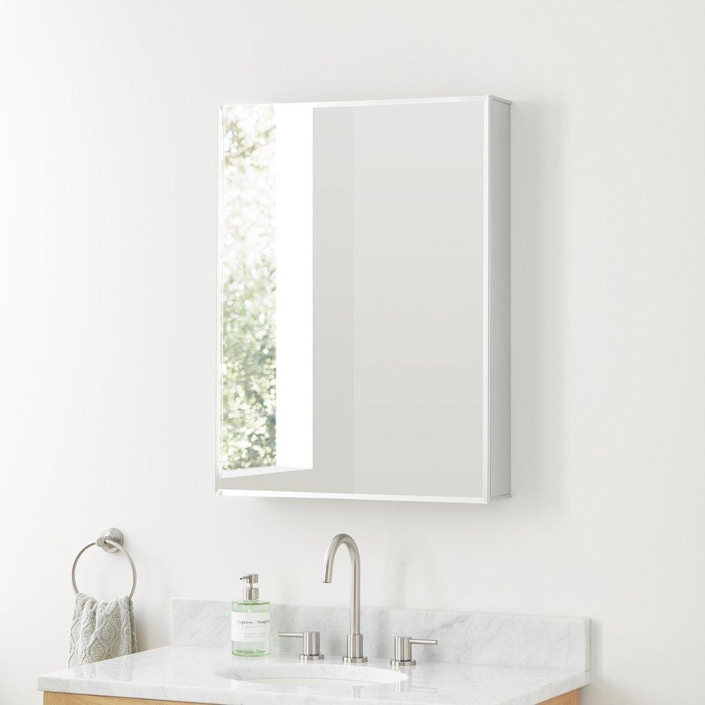 24 in. Medicine Cabinet with Mirror and Adjustable Shelves 