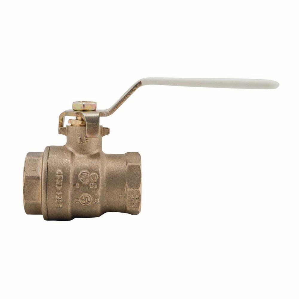 1/2 in Brass Full Port Sweat Ball Valve 