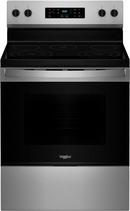 Whirlpool Stainless Steel 30 in. 5-Burner Electric Freestanding Range with Steam Clean 