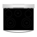 Whirlpool Stainless Steel 30 in. 5-Burner Electric Freestanding Range with Steam Clean 