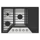 30 in. 5 Burner Gas Cooktop in Stainless Steel