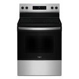 Whirlpool Stainless Steel "30 in. 4-Burner Electric Freeestanding Range with No Preheat Mode" 