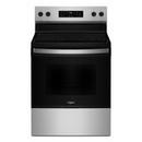 Whirlpool Stainless Steel "30 in. 4-Burner Electric Freeestanding Range with No Preheat Mode" 