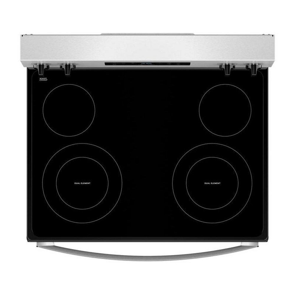 Whirlpool Stainless Steel 30 in. 4-Burner Electric Freeestanding Range with No Preheat Mode 
