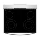 Whirlpool Stainless Steel 30 in. 4-Burner Electric Freeestanding Range with No Preheat Mode 