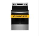 Whirlpool Stainless Steel "30 in. 4-Burner Electric Freeestanding Range with No Preheat Mode" 