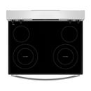 Whirlpool Stainless Steel "30 in. 4-Burner Electric Freeestanding Range with No Preheat Mode" 