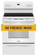 Whirlpool White 30 in. 4-Burner Electric Freeestanding Range with No Preheat Mode 