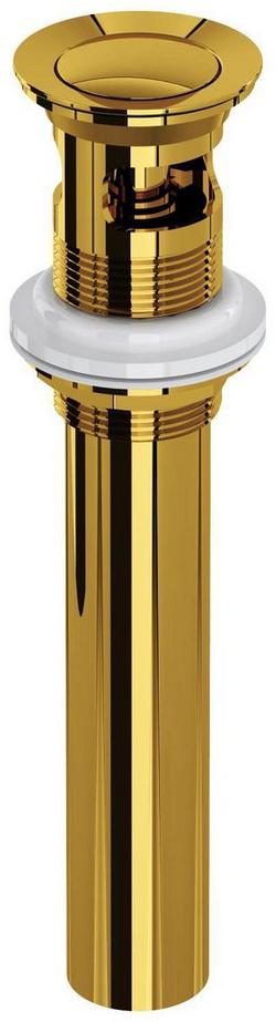 Brass Push-Pull Drain in Unlacquered Brass