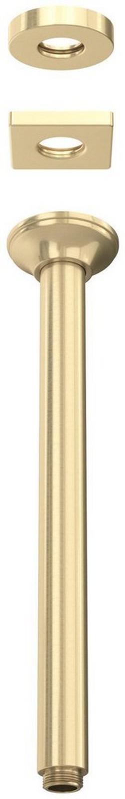 12 in. Shower Arm in Antique Gold