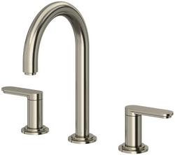 Two Handle Widespread Bathroom Sink Faucet in Brushed Nickel