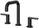 Two Handle Widespread Bathroom Sink Faucet in Black
